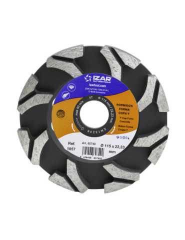 Disco 115 mm Diamante Hormigon Forma Copa Y Top -1857- IZAR