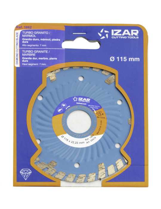 Disco 115 x 07 mm Diamante Turbo Granito / Marmol -1862- IZAR