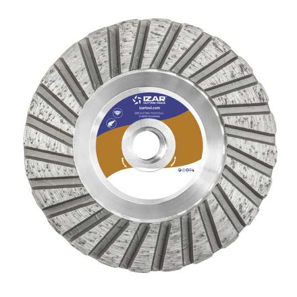 Disco 100 x 20 mm Diamante Granito Forma Copa Y -1864- IZAR