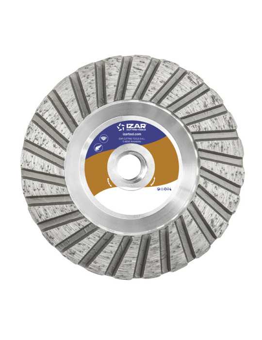 Disco 100 x 20 mm Diamante Granito Forma Copa Y -1864- IZAR