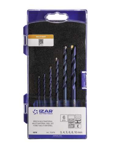 Broca Set 3-10 mm Multi Universal -1876- IZAR