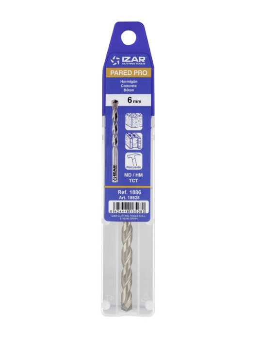 Broca 05,50X085 mm Pared Profesional -1886- IZAR