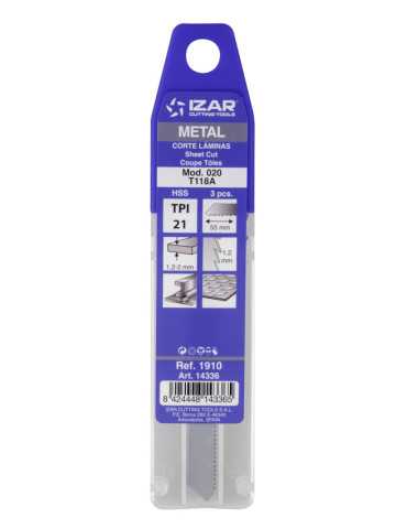 Sierra MOD. 020 (T118A) Calar Metal Amarre T (pack 3 uds. - EUR/pack) -1910- IZAR 2
