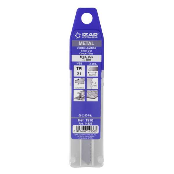 Sierra MOD. 020 (T118A) Calar Metal Amarre T (pack 3 uds. - EUR/pack) -1910- IZAR