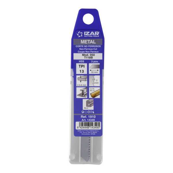 Sierra MOD. 050 (T118B) Calar Metal Amarre T (pack 3 uds. - EUR/pack) -1910- IZAR