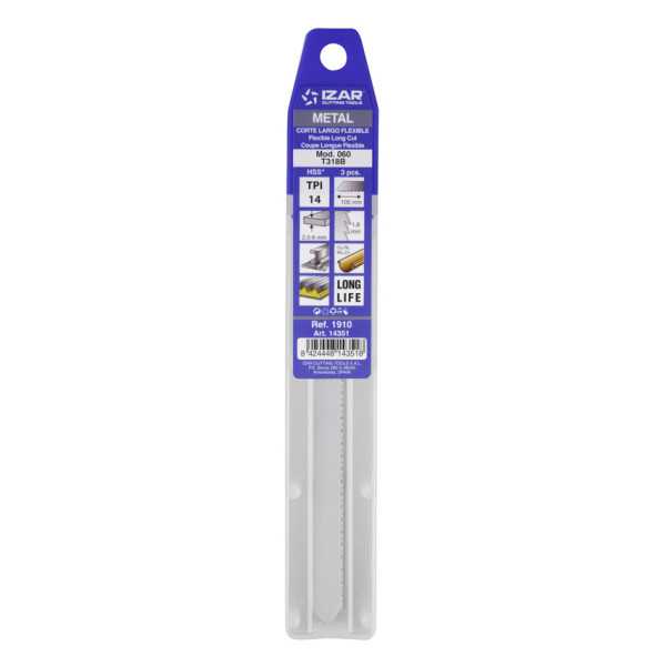 Sierra MOD. 060 (T318B) Calar Metal Amarre T (pack 3 uds. - EUR/pack) -1910- IZAR