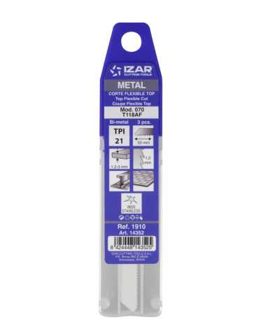 Sierra MOD. 070 (T118AF) Calar Metal Amarre T (pack 3 uds. - EUR/pack) -1910- IZAR 2