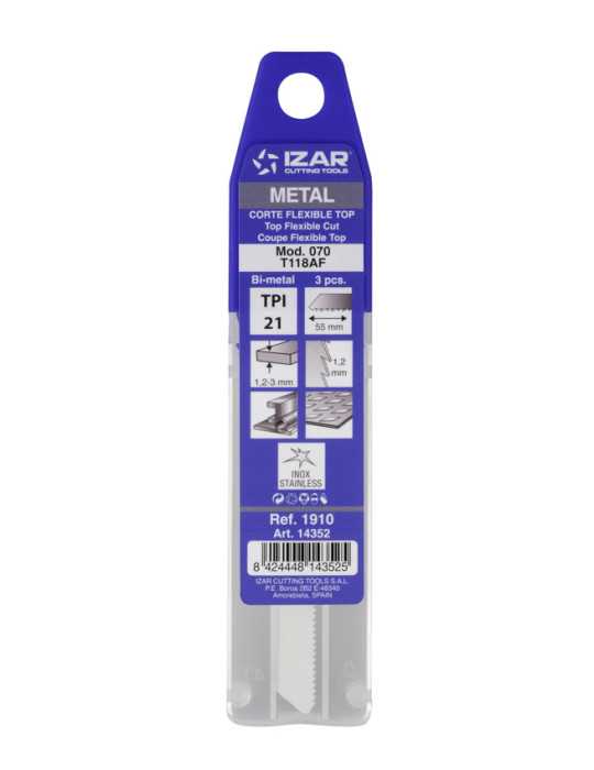 Sierra MOD. 070 (T118AF) Calar Metal Amarre T (pack 3 uds. - EUR/pack) -1910- IZAR