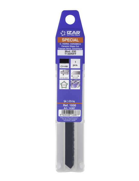 Sierra MOD. 030 (T130RIFF) Calar Especial Amarre T (pack 1 ud. - EUR/pack) -1930- IZAR