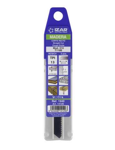 Sierra MOD. 010 (T119B) Calar Madera Amarre T (pack 3 uds. - EUR/pack) -1940- IZAR 2