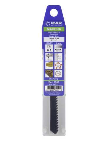 Sierra MOD. 030 (T111C) Calar Madera Amarre T (pack 3 uds. - EUR/pack) -1940- IZAR 2