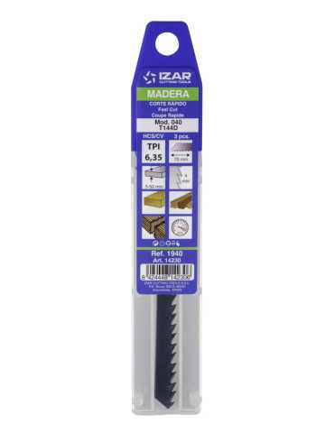 Sierra MOD. 040 (T144D) Calar Madera Amarre T (pack 3 uds. - EUR/pack) -1940- IZAR 2