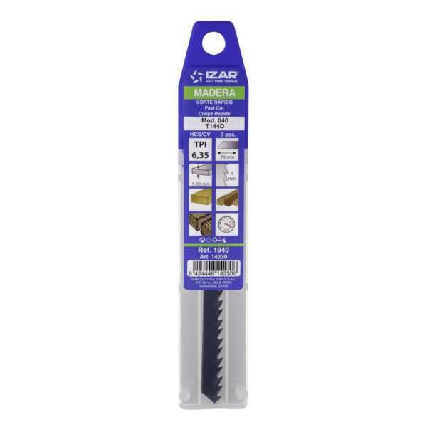 Sierra MOD. 040 (T144D) Calar Madera Amarre T (pack 3 uds. - EUR/pack) -1940- IZAR