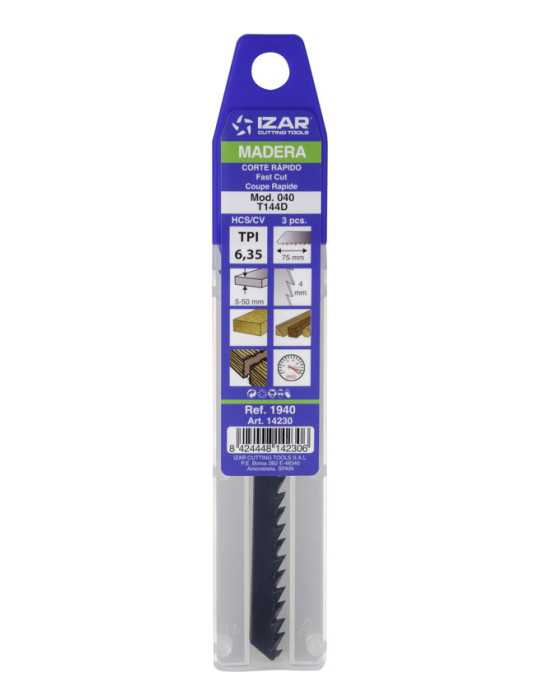Sierra MOD. 040 (T144D) Calar Madera Amarre T (pack 3 uds. - EUR/pack) -1940- IZAR