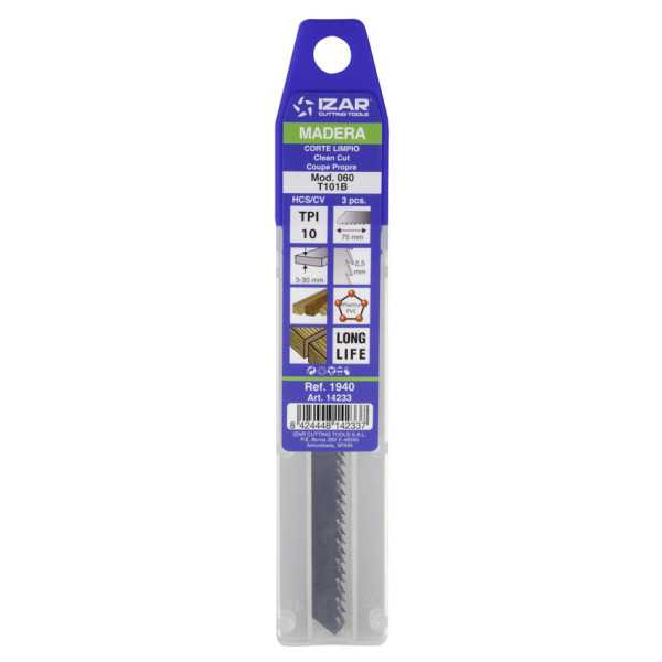 Sierra MOD. 060 (T101B) Calar Madera Amarre T (pack 3 uds. - EUR/pack) -1940- IZAR