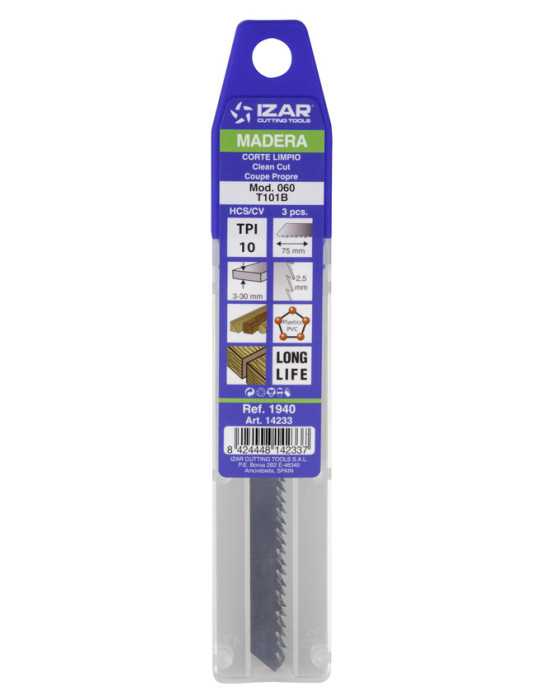Sierra MOD. 060 (T101B) Calar Madera Amarre T (pack 3 uds. - EUR/pack) -1940- IZAR