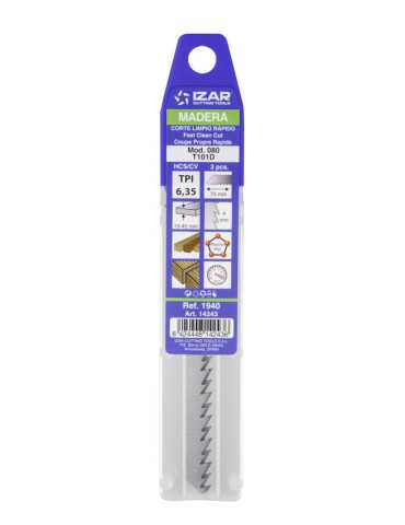 Sierra MOD. 090 (T301CD) Calar Madera Amarre T (pack 3 uds. - EUR/pack) -1940- IZAR 2