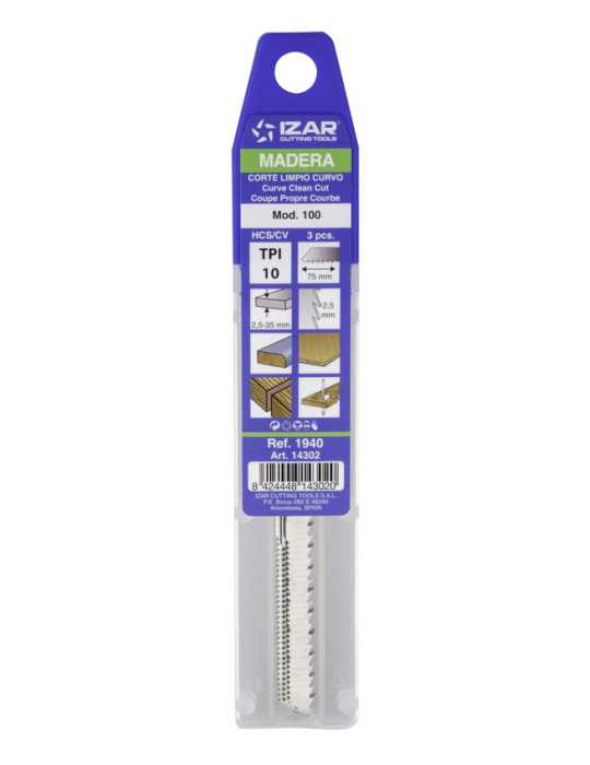 Sierra MOD. 100 () Calar Madera Amarre T (pack 3 uds. - EUR/pack) -1940- IZAR