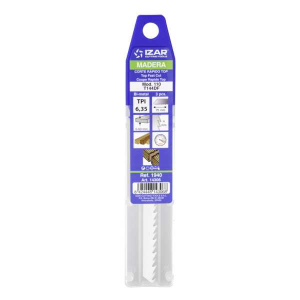 Sierra MOD. 110 (T144DF) Calar Madera Amarre T (pack 3 uds. - EUR/pack) -1940- IZAR