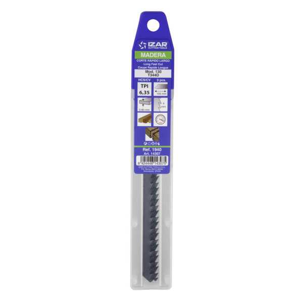 Sierra MOD. 130 (T344D) Calar Madera Amarre T (pack 3 uds. - EUR/pack) -1940- IZAR