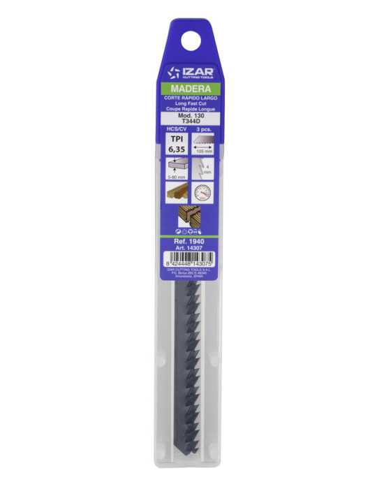 Sierra MOD. 130 (T344D) Calar Madera Amarre T (pack 3 uds. - EUR/pack) -1940- IZAR