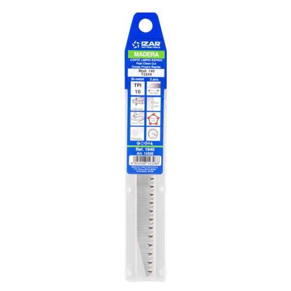 Sierra MOD. 140 (T234X) Calar Madera Amarre T (pack 3 uds. - EUR/pack) -1940- IZAR
