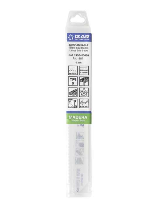 Sierra MOD. 00220 (S611VF) Sable Madera (pack 5 uds. - EUR/pack) -1950- IZAR