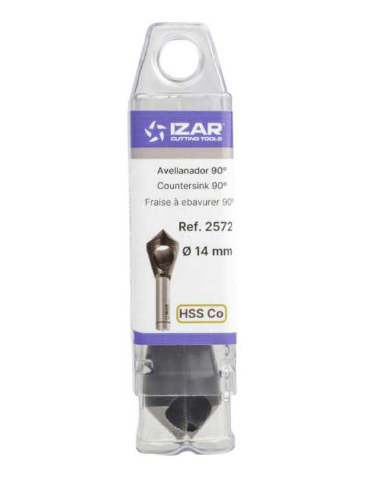 Avellanador 28,00 mm HSS Co 90 TICN -2572- IZAR