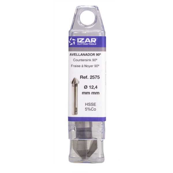 Avellanador 28,00 mm HSS Co DIN335C 90 TIN -2575- IZAR