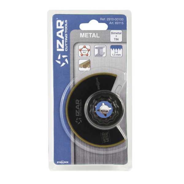 Sierra MOD. 00100 (OS15/85bit) Oscilante Multi-Funcion Metal -2910- IZAR