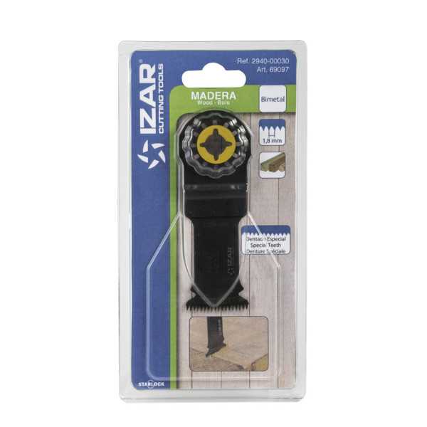 Sierra MOD. 00030 (OTKJ18/32bi) Oscilante Multi-Funcion Madera -2940- IZAR