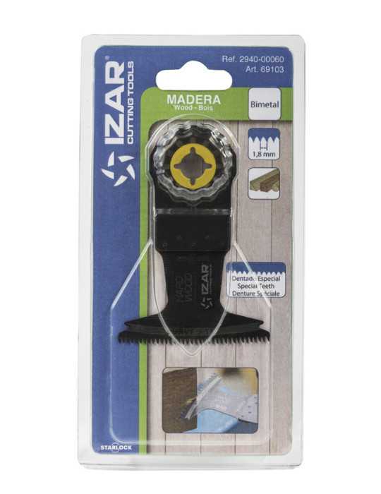 Sierra MOD. 00060 (OTKJ18/65bi) Oscilante Multi-Funcion Madera -2940- IZAR