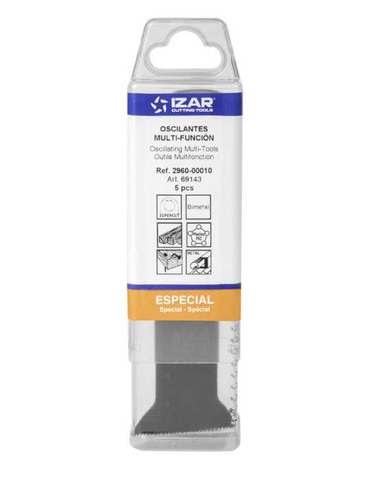 Sierra MOD. 00020 (HP 119) Oscilante Multi-Funcion Amarre Supercut (pack 5 uds. - EUR/pack) -2960- IZAR