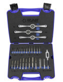 Juego Cojinetes M3-M12 + Combi 30 PCS Monoblock + Machos Mano -3006- IZAR