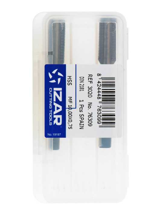 Juego 2-Machos 21,00X1,25 Mano HSS DIN2181 (MF) -3020- IZAR