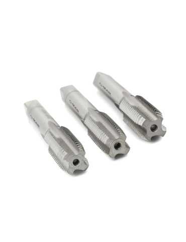 Juego 3-Machos 24,00X3,00 Mano HSS DIN352 (M) TIN -3030- IZAR 2