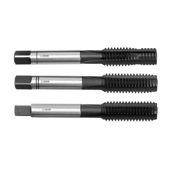 Juego 3-Machos 18,00X1,50 Mano HSS Co DIN352/2181 (M/MF) Inox -3036- IZAR