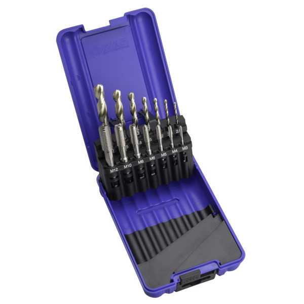 Macho Mano Set + Broca 1015 Zirkon Recto HSS ISO 529 (M) -3039- IZAR