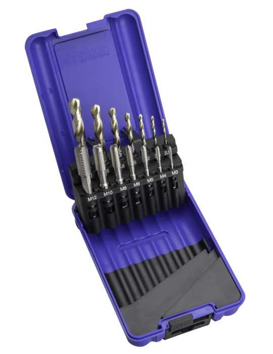 Macho Mano Set + Broca 1015 Zirkon Recto HSS ISO 529 (M) -3039- IZAR