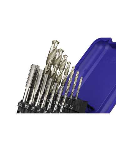 Macho Mano Set + Broca 1015 Zirkon Recto HSS ISO 529 (M) -3039- IZAR 2