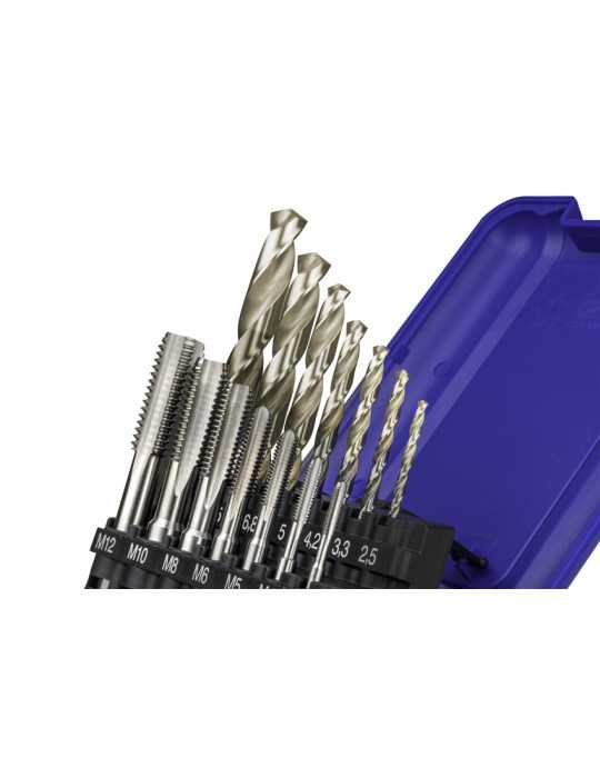 Macho Mano Set + Broca 1015 Zirkon Recto HSS ISO 529 (M) -3039- IZAR