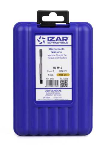 Macho Maquina Set Recto HSS Co DIN371 (M) Gun -3100- IZAR 2