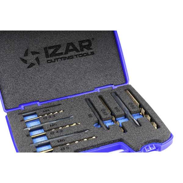 Macho Maquina Set + 1016 HSS Co Recto HSS Co-V DIN371 (M) Mat. Aleados -3143- IZAR