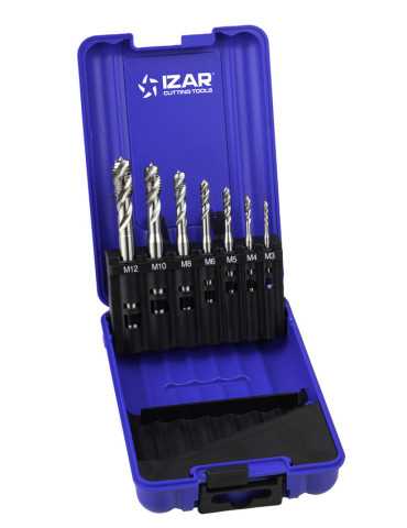 Macho Maquina Set Helicoidal HSS Co DIN371 (M) -3150- IZAR