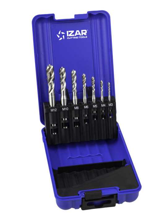 Macho Maquina Set Helicoidal HSS Co DIN371 (M) -3150- IZAR