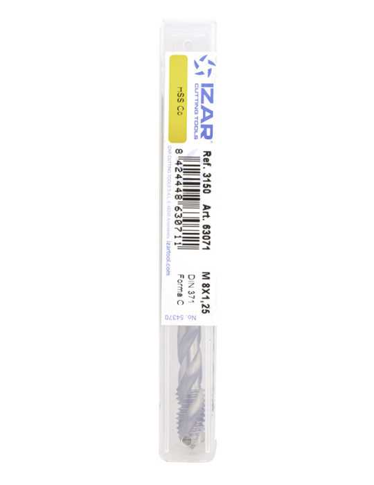 Macho Maquina 07,00X1,00 Helicoidal HSS Co DIN371 (M) -3150- IZAR