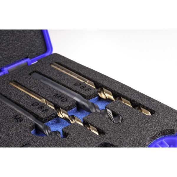 Macho Maquina Set + 1016 HSS Co Helicoidal HSS Co-V DIN371 (M) Mat. Aleados -3153- IZAR