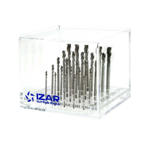 Macho Maquina 08,00X1,25 Helicoidal HSS Co DIN376/374 (M/MF) TIN -3250- IZAR