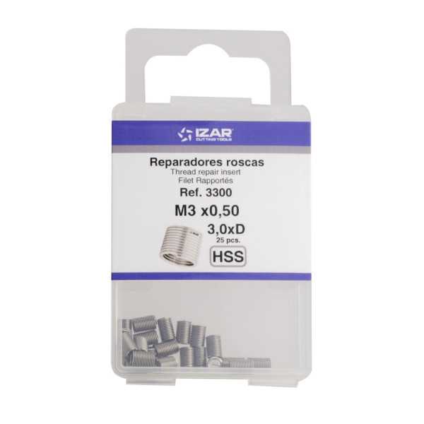 Inserto 02,00X0,40-1,5XD Reparacion Roscas -3300- IZAR