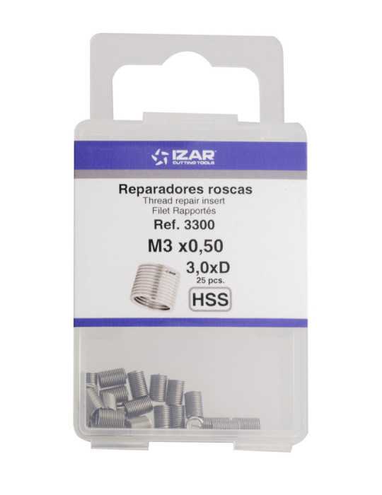 Inserto 02,00X0,40-1,5XD Reparacion Roscas -3300- IZAR
